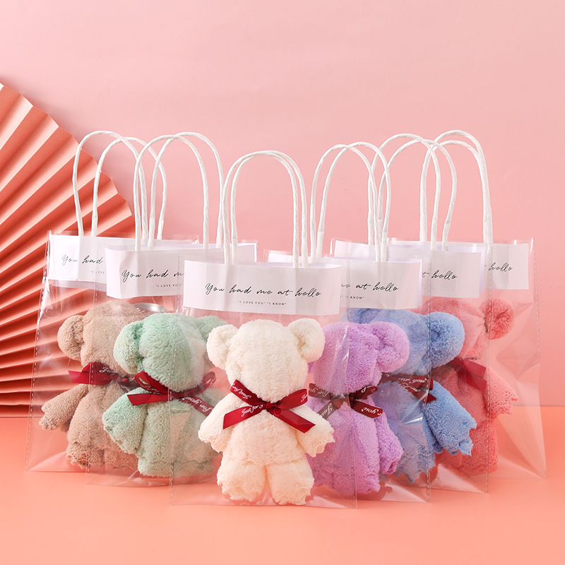 Towel Bear with Bag